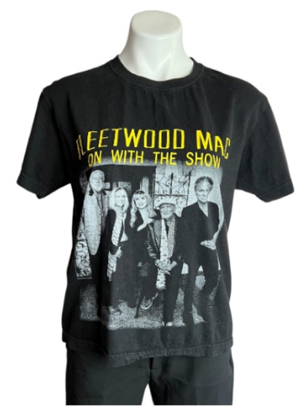 Fleetwood Mac On With The Show World Tour 2014 2015 Band T-Shirt Black